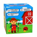 Pluszowa Farma Ze Zwierzętami Dla Niemowląt Sensoryczna Stodoła 6 Zwierząt