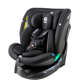 Sparco Kids SK7000i i-Size fotelik samochodowy 40-150 cm 0-12 lat - Black