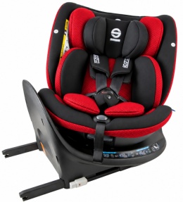 Sparco Kids SK7000i i-Size fotelik samochodowy 40-150 cm 0-12 lat - Red
