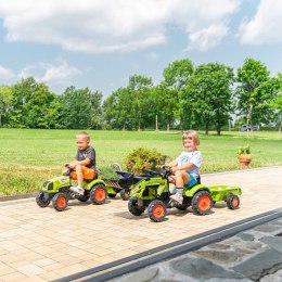 FALK Traktor na Pedały z Ładowarką i Przyczepą Claas 2-5 lat