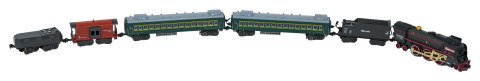 Kolejka Retro z funkcją Dymu, Dźwięku i Świateł 216x113 cm + Akcesoria