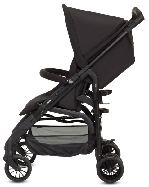 Inglesina Zippy Light 2w1 wózek spacerowy z miekką gondolą - system składania jedną ręką 6,9kg - total black