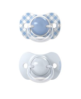 SUAVINEX 4285 Smoczek fizjologiczny SX Pro 0-6 m Niebieski Wild&Free 2szt.