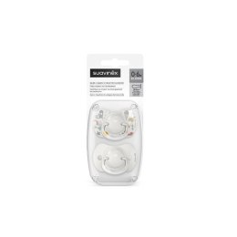 SUAVINEX 3195 Smoczek fizjologiczny SX Pro 0-6M Szary A Walk In The Park 2szt.