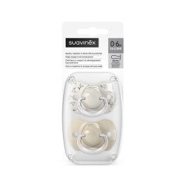 SUAVINEX 4230 Smoczek fizjologiczny SX Pro 0-6m Waniliowy Birdies 2szt.