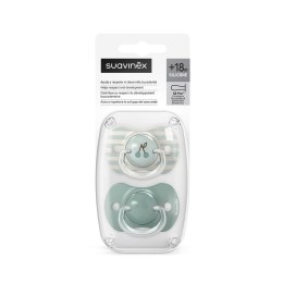 SUAVINEX 4377 Smoczek fizjologiczny SX Pro +18 m Miętowy Birdies 2szt.