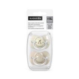 SUAVINEX 4353 Smoczek fizjologiczny SX Pro +18 m Waniliowy Birdies 2szt.