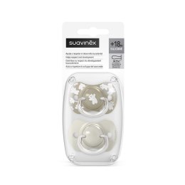 SUAVINEX 4384 Smoczek fizjologiczny SX Pro +18m Beżowy Wild&Free 2szt.
