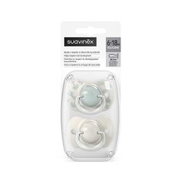 SUAVINEX 4315 Smoczek fizjologiczny SX Pro 6-18 m Miętowy Birdies 2szt.