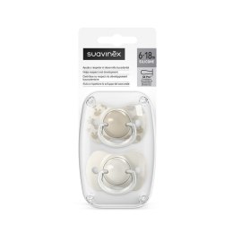 SUAVINEX 4292 Smoczek fizjologiczny SX Pro 6-18 m Waniliowy Birdies 2szt.