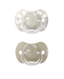 SUAVINEX 4322 Smoczek fizjologiczny SX Pro 6-18m Beżowy Wild&Free 2szt.