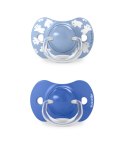 SUAVINEX 4346 Smoczek fizjologiczny SX Pro 6-18m Niebieski Wild&Free 2szt.