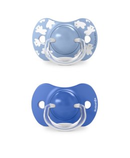 SUAVINEX 4346 Smoczek fizjologiczny SX Pro 6-18m Niebieski Wild&Free 2szt.