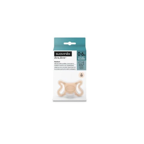 SUAVINEX 8726 Smoczek fizjologiczny Zero Zero SX Pro 0-6 m - wersja Fair
