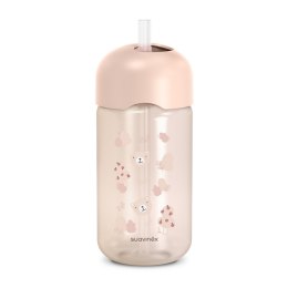 SUAVINEX 9211 Bidon niekapek z rurką 340 ml - różowy Wild & Free