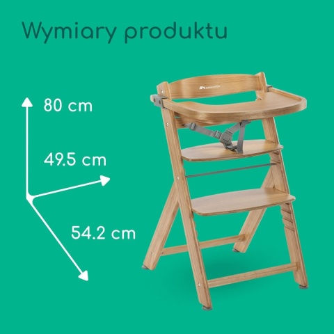 TIMBA 2 Bébé Confort Krzesełko do karmienia - Natural Wood