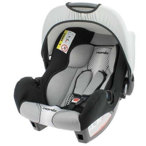 PRIMAVERA New 3w1 Szara Rama + Grafit Eco Skóra + kolor lamówka Coneco z fotelikiem BE ONE 0-13 kg 4****ADAC B-One Nania