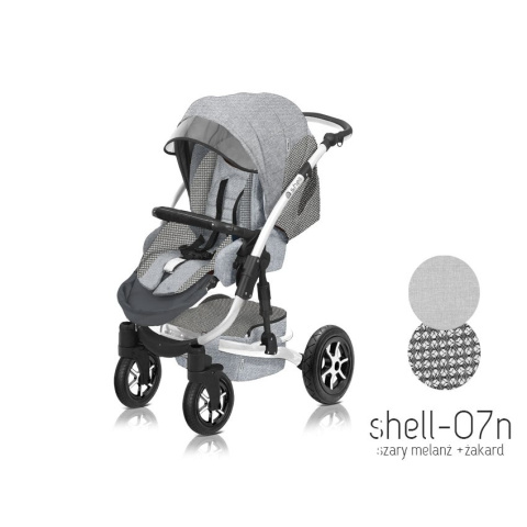 BabyActive SHELL-EKO 3w1 wózek głęboko-spacerowy + fotelik samochodowy