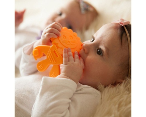 Chrupiące Zwierzątka - Animal Crackers 3 gryzaki Fat Brain Toys