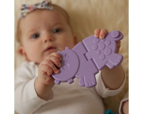 Chrupiące Zwierzątka - Animal Crackers 3 gryzaki Fat Brain Toys