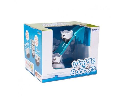 Wesołe Pingwiny Zabawka Kąpielowa - Waddle Bobbers 1+ Fat Brain Toys