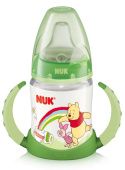 Butelka NUK FIRST CHOICE DISNEY Kubuś Puchatek z podwójnym uchwytem 150 ml 743.348