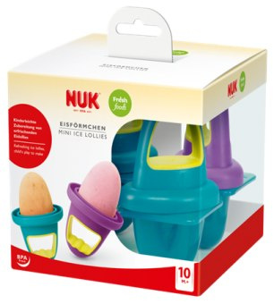 NUK Foremki do lodów 4 sztuki 10m+ 255.181