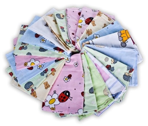 Pielucha FLANELA NADRUK 70x80cm - Polski Producent