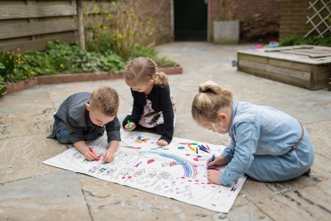 Buiten Speel, XXXL Kolorowanka z materiału