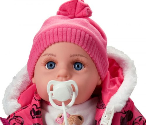 LALKA BOBAS 45 CM MARIOTOYS MÓWI I ŚPIEWA 5 PIOSENEK