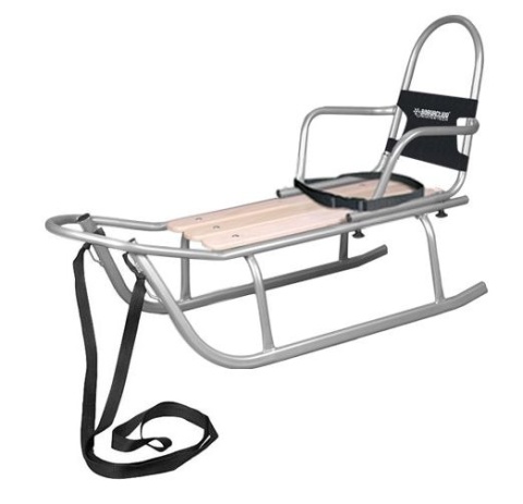 BabyActive Sanki z oparciem i regulowanym prowadnikiem