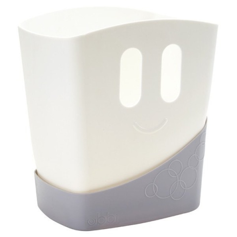 Pojemnik 2 częściowy na zabawki kąpielowe - szary