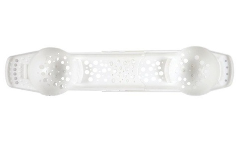 Rozsuwany organizer na zabawki kąpielowe - biały