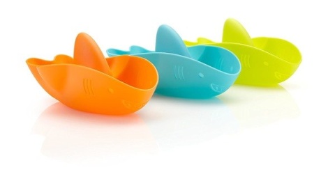 Zestaw 3 zabawek do kąpieli - rekiny