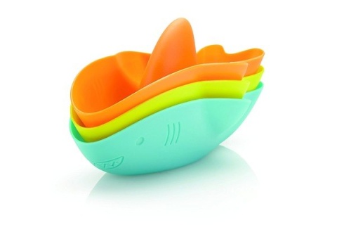 Zestaw 3 zabawek do kąpieli - rekiny