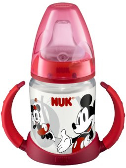 Butelka NUK FIRST CHOICE DISNEY Myszka Miki z podwójnym uchwytem 150 ml miękki ustnik 215.062