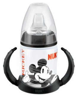 Butelka NUK FIRST CHOICE DISNEY Myszka Miki z podwójnym uchwytem 150 ml miękki ustnik 215.074