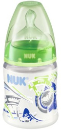 Butelka NUK FIRST CHOICE z tworzywa (PP) 150 ml smoczek silikonowy rozmiar 1 (0-6 miesięcy) 743.449