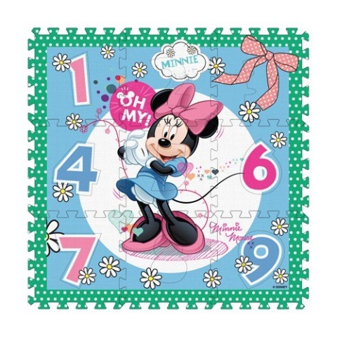 Qelements Mata Puzzle Piankowe Myszka Minni Disney Tatamiz
