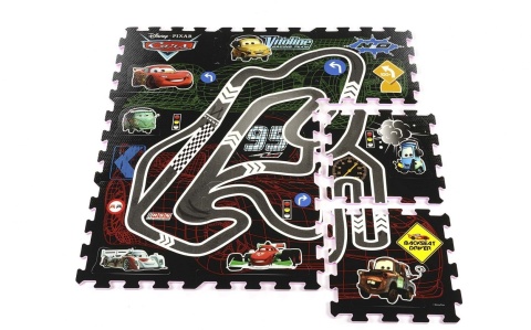 Qelements Mata Puzzle Piankowe Samochody Disney