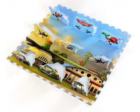 Qelements Mata Puzzle Piankowe Samoloty Disney