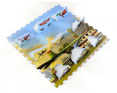 Qelements Mata Puzzle Piankowe Samoloty Disney