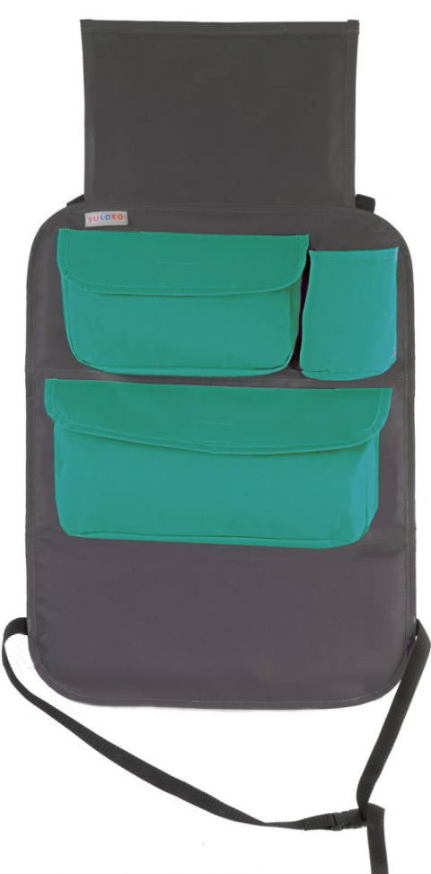 ORGANIZER PODRÓŻNIKA 2W1 TULOKO z okienkiem na tablet kolor szaro-fioletowy