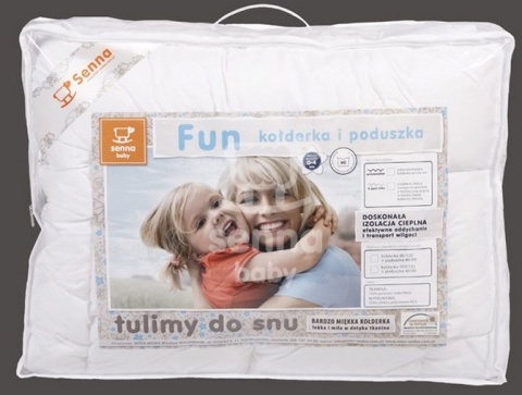 Senna Baby Komplet dziecięcy Kołderka i Poduszka FUN Uniwersalna 100x135 cm