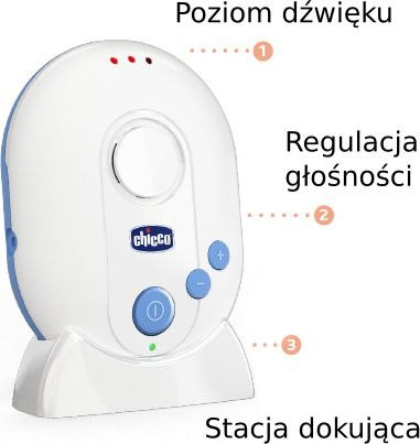 Chicco Niania Baby Monitor Audio DEC do 300 metrów*