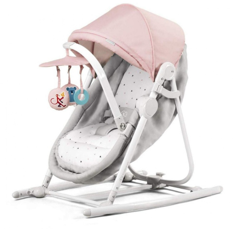 KinderKraft Leżaczek 5w1 UNIMO 0-18 kg pink