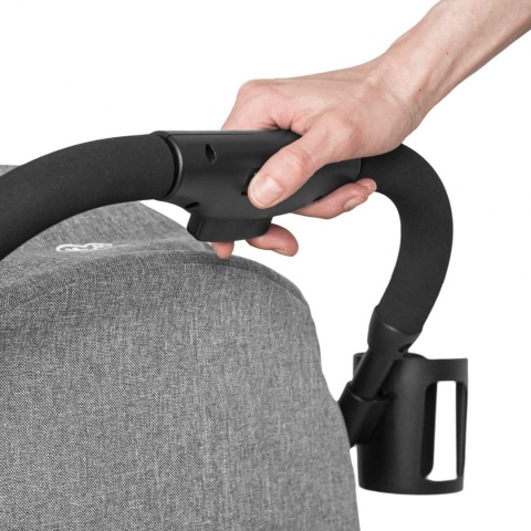 PILOT KinderKraft lekka i kompaktowa spacerówka, wózek spacerowy 5,2kg - Grey