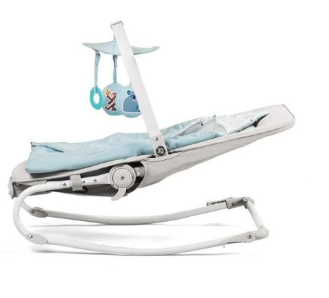 KinderKraft Leżaczek FELIO do 18kg light blue