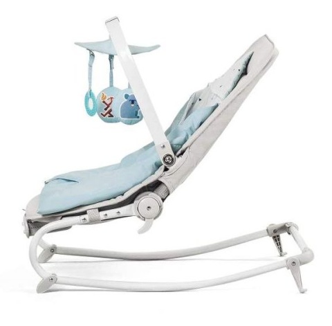 KinderKraft Leżaczek FELIO do 18kg light blue