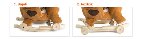 Konik na biegunach z funkcją Jeździka Kinderkraft Gray